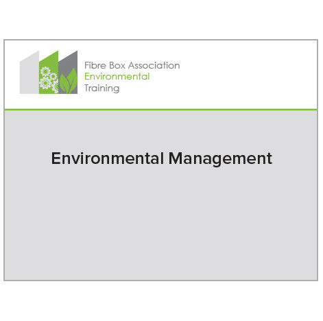 Environmental Training - two-video grouping on Environmental Management